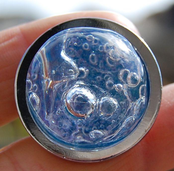 bouton de meuble "les bulles bleues" (2)