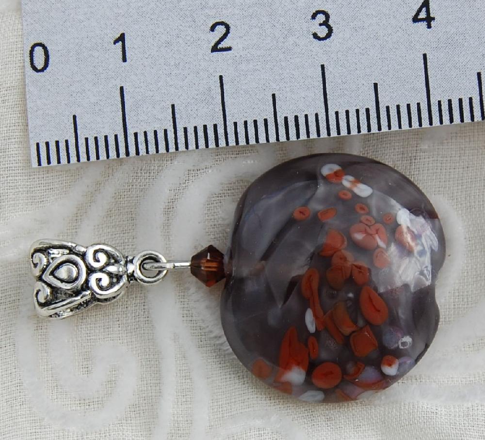 Pendant "Coral stains"